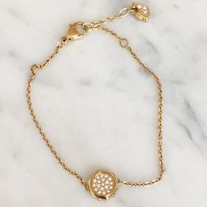 Swarovski Gold Bolt Bracelet